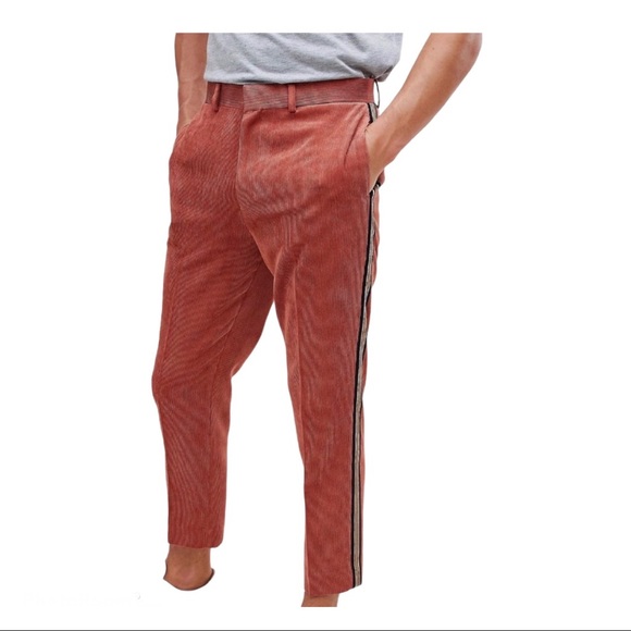 asos striped pants mens